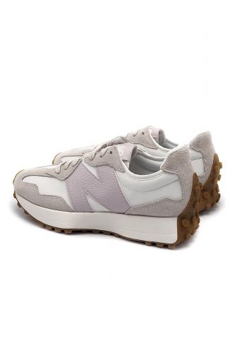 Baskets en nubuk & tissu beige NEW BALANCE | Marine