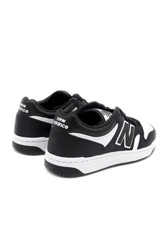 New Balance basket bas Noir/blanc unisex (semelle plate bicolore - BB480LBA noir & blanc) - Marine | Much more than shoes