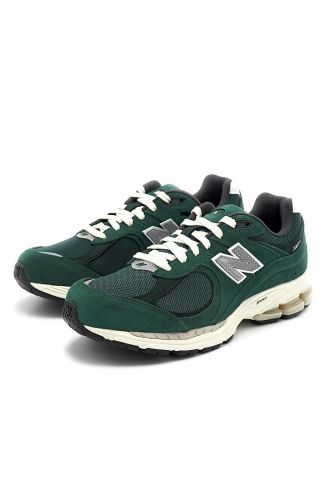 Baskets en nubuk vert NEW BALANCE | Marine