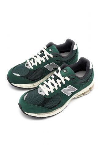 Baskets en nubuk vert NEW BALANCE | Marine