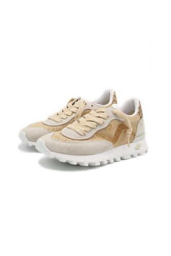 Baskets doré et écru chics et raffinées NO MAP SOCIETY | Marine