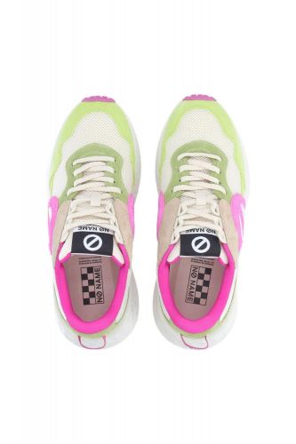 No Name basket bas Fuschia femmes (semelle maxi fuxia & vert fluo - CARTER fuxia/fluo vert) - Marine | Much more than shoes