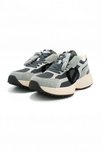 No Name basket bas Gris hommes (semelle runner grey black Hommes - CARTER 2 argent gris noir) - Marine | Much more than shoes