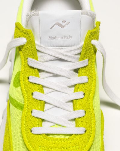 Nomad Society basket bas Jaune femmes (fluo jaune unie - WS100 jaune fluo) - Marine | Much more than shoes