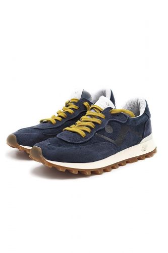 Nomad Society basket bas Bleu hommes (sneaker hyper souple indigo & bleu - MS110 bleu & indigo) - Marine | Much more than shoes