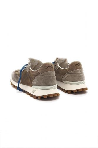 Nomad Society basket bas Taupe hommes (sneaker hyper souple taupe & beige lacet - MS110 beige/taupe) - Marine | Much more than shoes