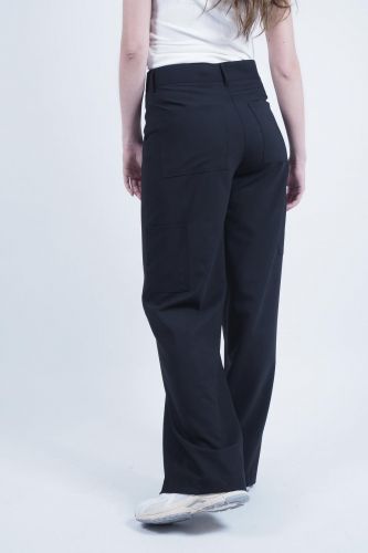 Pantalon noir imitation cargo NUD(E) | Marine