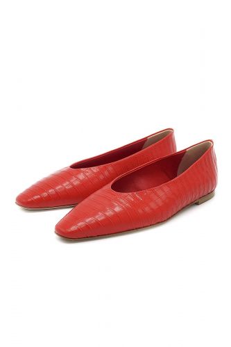 Ballerine pointue rouge ODARE | Marine