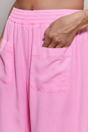 Pantalon fluide rose ONE TEE | Marine