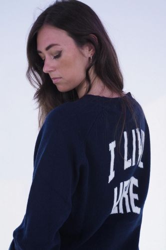 Pull bleu marine 