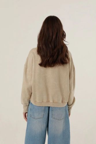 One Tee sweat  Beige femmes (Sweat ONE beige - ALAN Sweat beige ONE) - Marine | Much more than shoes