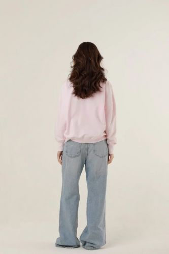 One Tee sweat  Rose femmes (Sweat ONE - ALAN Sweat rose ONE) - Marine | Much more than shoes