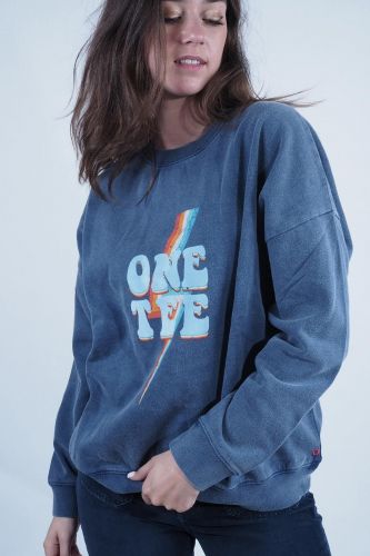 One Tee sweat  Bleu femmes (sweat - AVA sweat 60 navy) - Marine | Much more than shoes