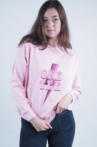 One Tee sweat  Rose femmes (sweat - AVA sweat pink) - Marine | Much more than shoes