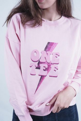 One Tee sweat  Rose femmes (sweat - AVA sweat pink) - Marine | Much more than shoes