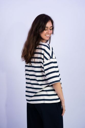 T-shirt marinière ONE TEE | Marine