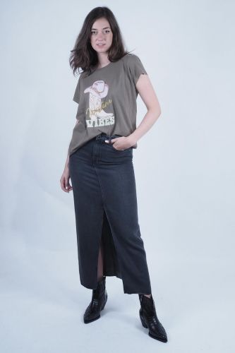 One Tee tee-Shirt Kaki femmes (TeeShirt  - JESS TS kaki) - Marine | Much more than shoes