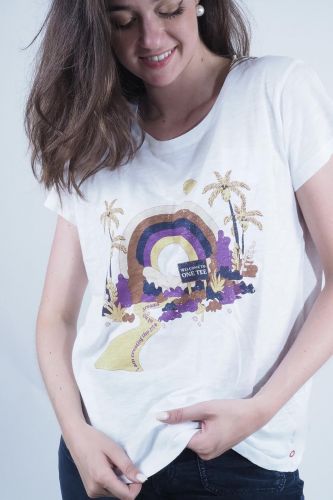 One Tee tee-Shirt Blanc femmes (white - ORION TS white) - Marine | Much more than shoes