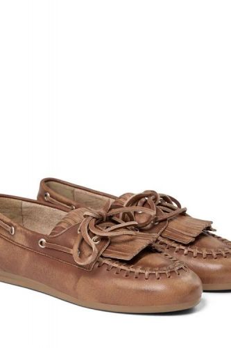 Pavement molière Brun femmes (Boat Shoe brun cuir franges - 24416 Magda franges) - Marine | Much more than shoes