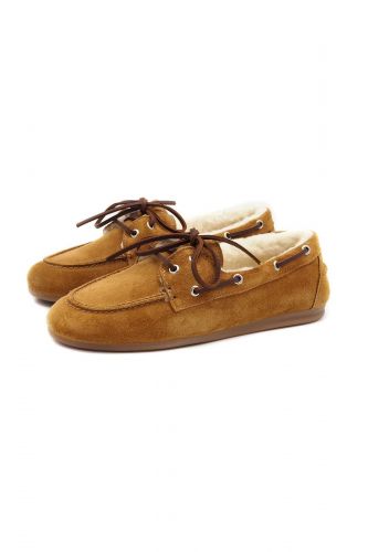 Boat shoes fourrées camel PAVEMENT | MARINE Auvelais