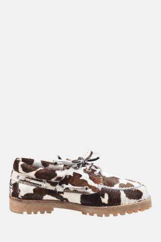 Boat shoe imprimé vache PAVEMENT | Marine