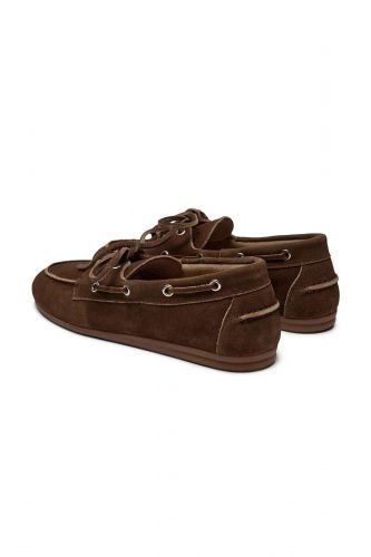 Boat shoes en nubuk brun PAVEMENT | Marine