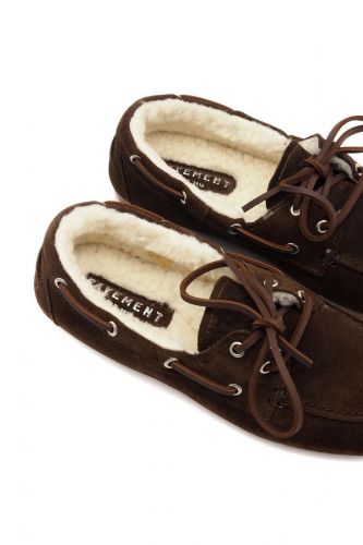 Boat shoes fourrées marron PAVEMENT | MARINE Auvelais