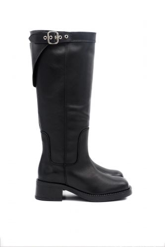 Pavement botte Noir
