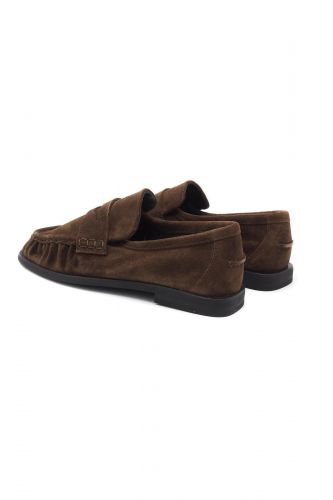 Mocassins froncés brun PAVEMENT | MARINE Auvelais