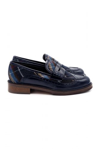 Pertini mocassin Bleu
