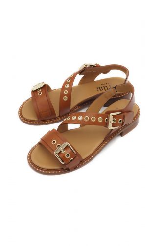 Sandales avec deux boucles PERTINI | Marine