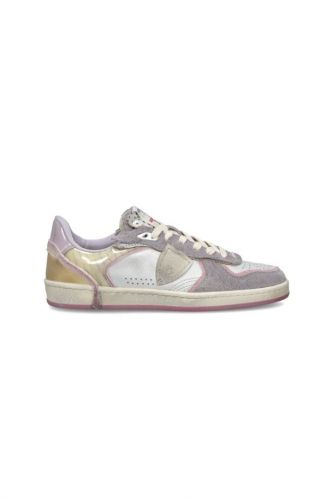 Philippe Model basket bas Parme femmes (Basket sportif basse  - PIGALLE MXE1 lilas ) - Marine | Much more than shoes