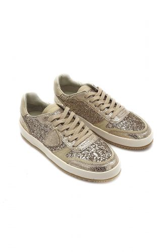 Baskets glitter doré PHILIPPE MODEL | Marine