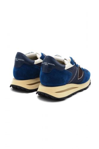 Philippe Model basket bas Bleu hommes (Basses semelle compensée  - TROPEZ 2.1 WT04 bleu vif) - Marine | Much more than shoes