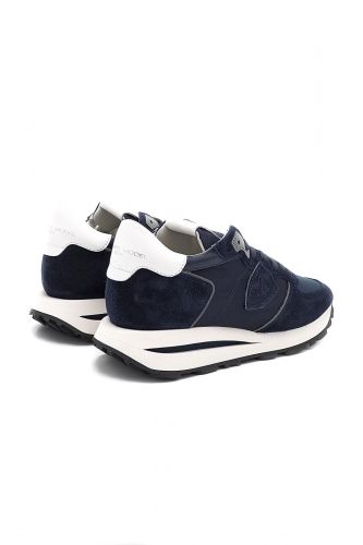 Basket en cuir bleu PHILIPPE MODEL | Marine