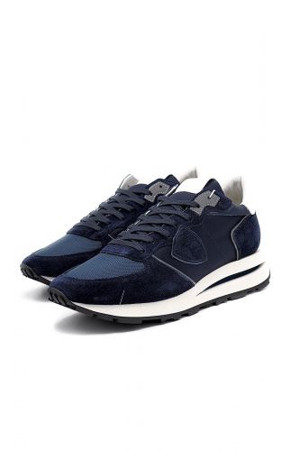 Basket en cuir bleu PHILIPPE MODEL | Marine