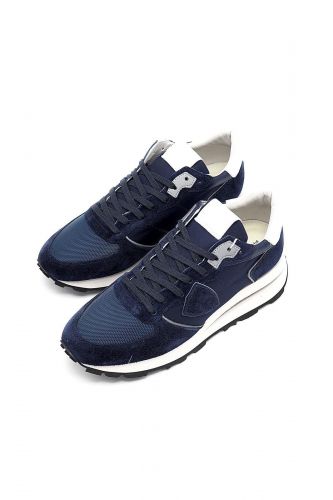 Basket en cuir bleu PHILIPPE MODEL | Marine