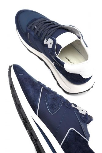 Basket en cuir bleu PHILIPPE MODEL | Marine