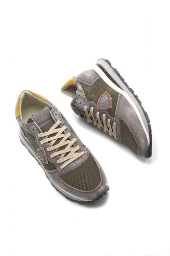 Baskets en nubuk bleu PHILIPPE MODEL | Marine