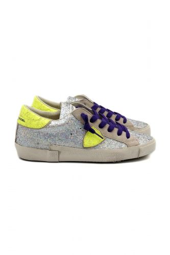 Philippe Model basket bas Argent