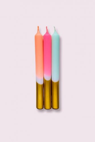 PinkStories  Pastel  (Neon Xmas bougie - Dip Dye Xmas pastel) - Marine | Much more than shoes