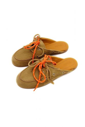 Mules bateau tan POSA | MARINE Auvelais