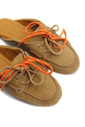 Mules bateau tan POSA | MARINE Auvelais