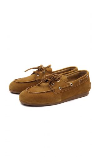 Posa mocassin Camel femmes (boatloafer unie - BOATLOAFER BRUSHED camel) - Marine | Much more than shoes