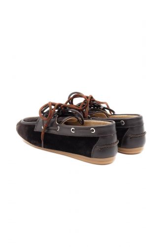 Boat shoes velours brun POSA | MARINE Auvelais
