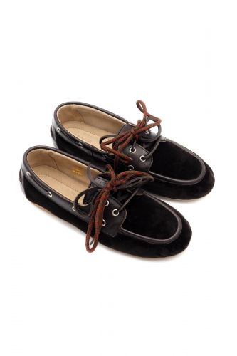 Boat shoes velours brun POSA | MARINE Auvelais