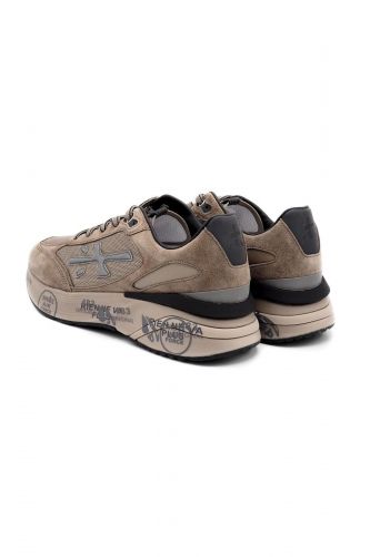Basket bas MOERUN en nubuck et toile beige PREMIATA | MARINE AUvelais 