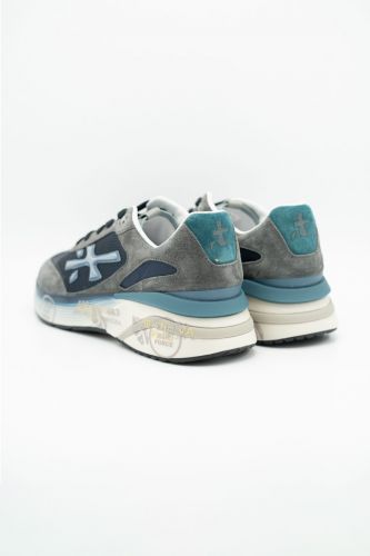 Baskets en daim bleu marine et bleu pétrole PREMIATA | Marine