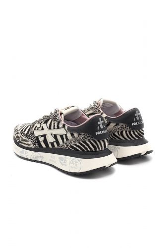 Baskets bas zebré PREMIATA | Marine