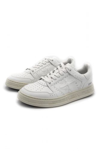 Baskets en cuir blanc PREMIATA | Marine